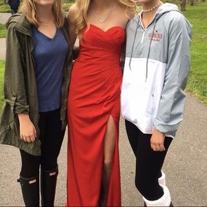 Red prom dress